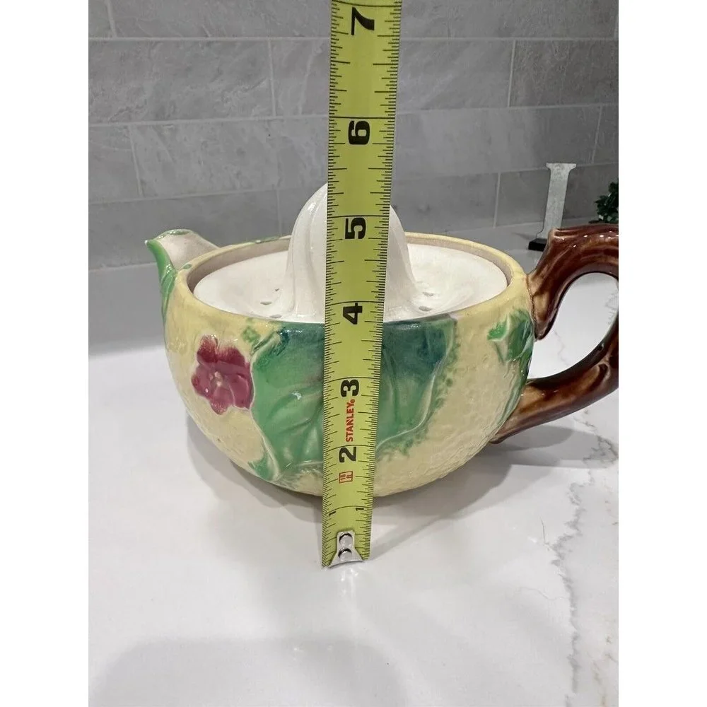 VINTAGE‎ ST Yellow LEMON LIME ORANGE CITRUS HAND PRESS JUICER Japanese